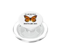 Design con farfalla monarca per gli amanti delle farfalle PopSockets PopGrip per MagSafe