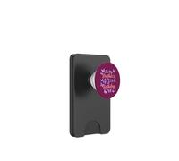 Design con farfalla viola per il 40° compleanno di mio fratello PopSockets PopWallet per MagSafe