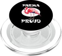 Design con fenicottero rosa di Parma, Ohio PopSockets PopGrip per MagSafe