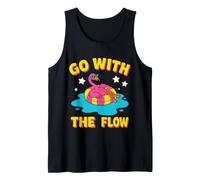 Design con Fenicottero Rosa Go with The Flow Canotta