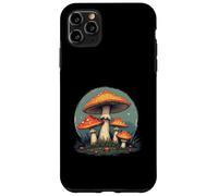 Design con funghi e funghi stile retrò con funghi velenosi arancioni Custodia per iPhone 11 Pro Max