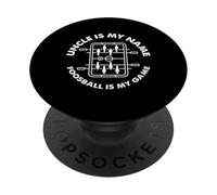 Design con giocatore di calcio balilla zio PopSockets PopGrip Adesivo