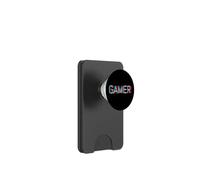 Design con giocatore scritto senza messa a fuoco in stile retrò PopSockets PopWallet per MagSafe