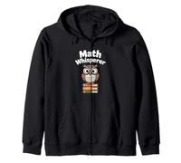 Design con Gufo Che sussurrava la Matematica per Gli Amanti della Matematica e Gli Insegnanti Felpa con Cappuccio