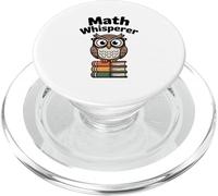 Design con gufo che sussurrava la matematica per gli amanti della matematica e gli insegnanti PopSockets PopGrip per MagSafe