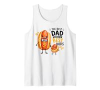 Design con Hot Dog e Mini Hot Dog con Scritta Greatest Father Canotta