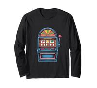Design con jackpot della slot machine Lucky 777 Maglia a Manica