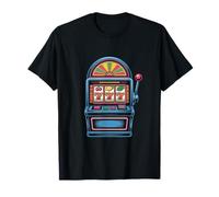 Design con jackpot della slot machine Lucky 777 Maglietta