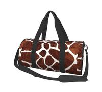 Design con motivo giraffa africana, Borsone da viaggio di grande capacità Borsa rotonda Borsa da viaggio sportiva Borsa da viaggio Borsa da fitness