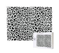 Design con motivo leopardato senza cuciture,Puzzle in legno da 500 pezzi, gioco di famiglia, puzzle per adulti e adolescenti, decorazioni per la casa