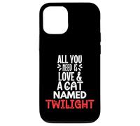 Design con nome del gatto Twilight - All You Need is Love! Custodia per iPhone 12/12 Pro