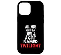 Design con nome del gatto Twilight - All You Need is Love! Custodia per iPhone 12 Pro Max