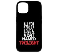 Design con nome del gatto Twilight - All You Need is Love! Custodia per iPhone 13