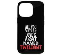 Design con nome del gatto Twilight - All You Need is Love! Custodia per iPhone 13 Pro