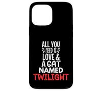 Design con nome del gatto Twilight - All You Need is Love! Custodia per iPhone 13 Pro Max