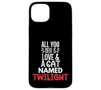 Design con nome del gatto Twilight - All You Need is Love! Custodia per iPhone 15 Plus