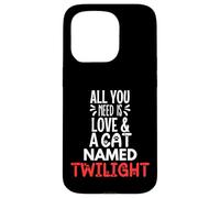 Design con nome del gatto Twilight - All You Need is Love! Custodia per iPhone 15 Pro