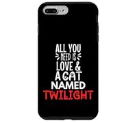 Design con nome del gatto Twilight - All You Need is Love! Custodia per iPhone 7 Plus/8 Plus