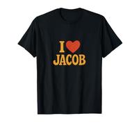 Design con Nome «I Love Jacob Sweet Heart» Maglietta