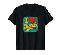 Design con Nome «I Love Jacob Sweet Heart» Maglietta