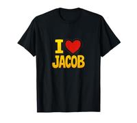 Design con Nome «I Love Jacob Sweet Heart» Maglietta