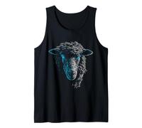 Design con Pecora, Occhi Azzurri, Motivo: Fattoria dell'amore Canotta