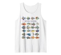 Design con Pesci Colorati di Destin Florida Canotta