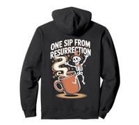Design con Scheletro One Sip from Resurrection Felpa con Cappuccio
