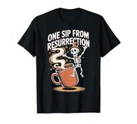Design con Scheletro One Sip from Resurrection Maglietta