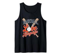 Design con Scritta Baseball Is My Love (Lingua Italiana Non Garantita) Canotta