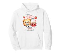 Design con Scritta Best Dad Ever Jam to My Toast Felpa con Cappuccio