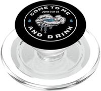 Design con scritta "Come To Me And Drink Scritture" PopSockets PopGrip per MagSafe
