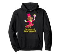 Design con Scritta Greatest Show On Paws Dachshund Ringmaster Felpa con Cappuccio
