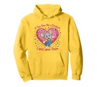 Design con Scritta If You Give Me a Student I Will Love Them Teacher Felpa con Cappuccio