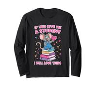 Design con Scritta If You Give Me a Student I Will Love Them Teacher Maglia a Manica