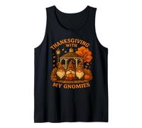 Design con Scritta Thanksgiving with My Gnomies Canotta