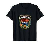Design con Scritta You Cant Spell Adventure Without Camp Maglietta