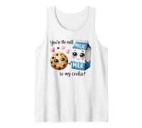 Design con Scritta You're The Milk to My Cookie Canotta