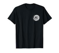 Design con tasca laterale a forma di spirale bianca Galaxy Cosmic Quest Maglietta
