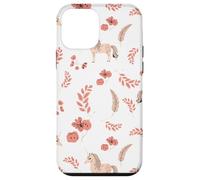 Design con unicorni, fiori rosa, arte con animali carini, magici Custodia per iPhone 12 mini