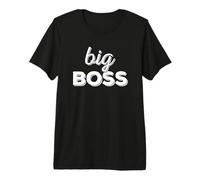 Design Coordinato Big Boss per Mamma o papà Maglietta Premium