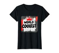 Design creativo per la famiglia - World Coolest Sister 1 - Fan Fun Maglietta