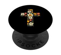 Design Cristiano Croce Fede Bibbia Gesù Cristo Religione Arte PopSockets PopGrip Adesivo