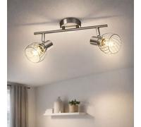 Design Cromo Soffitto Luce Salotto Camera Spot Corridoio Gabbia Faretto Mobile [EEK: Non valutato]