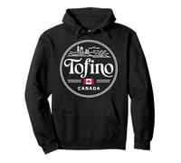 Design da Viaggio per Il Faro costiero di Tofino, Canada Felpa con Cappuccio