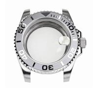 Design da Yacht in Acciaio Inossidabile Color Argento con Cassa 'Orologio Resistente all'Acqua in Vetro Zaffiro for Movimento Meccanico Automatico Nh35 Nh36(4)(4)