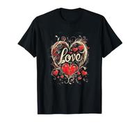 Design d'Amore Romantico per abbracci e Baci con l'amante Maglietta