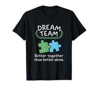 Design dei Pezzi del Puzzle Better Together Dream Team Maglietta