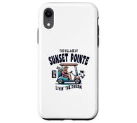 Design del carrello da golf di The Village of Sunset Pointe Custodia per iPhone XR