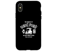 Design del carrello da golf The Village of Sunset Pointe TV FL Custodia per iPhone X/XS